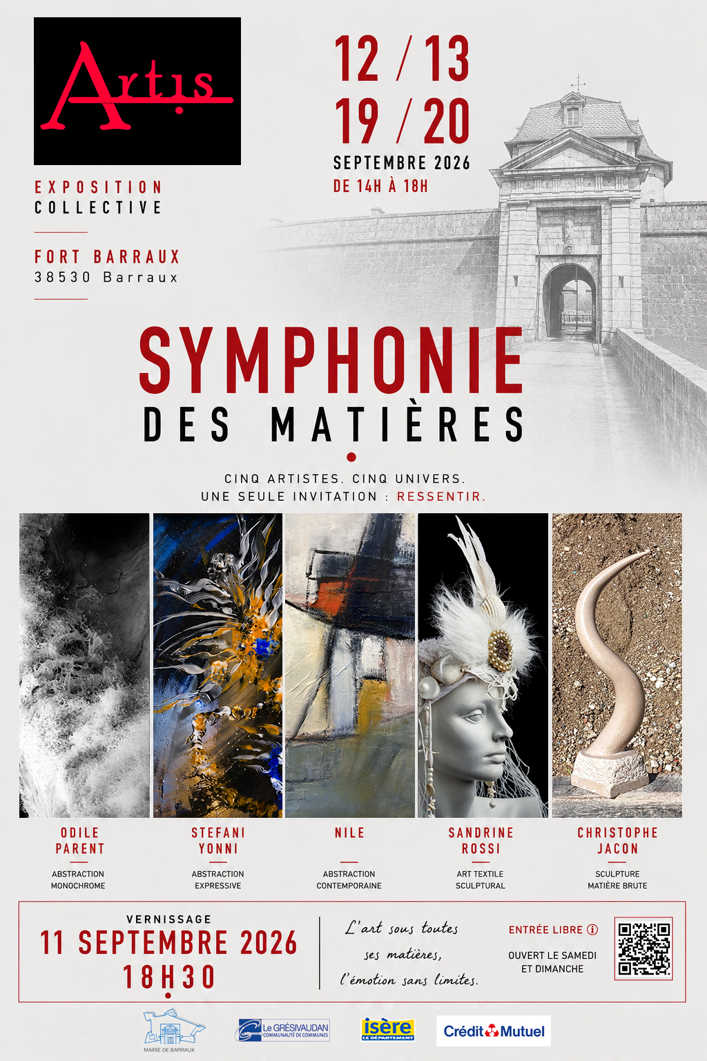Première présentation de la série « Émersions » en septembre au Fort Barraux