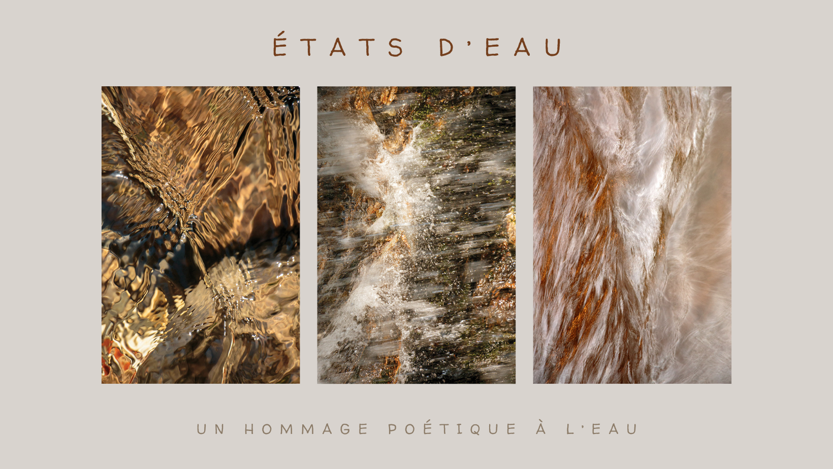 Exposition photographique « États d'eau » du 31 janvier au 16 mars 2024 à Montmélian